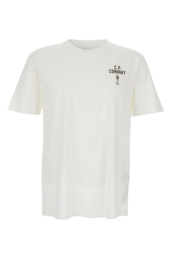 C.P. Company Crewneck Logo T-Shirt - White