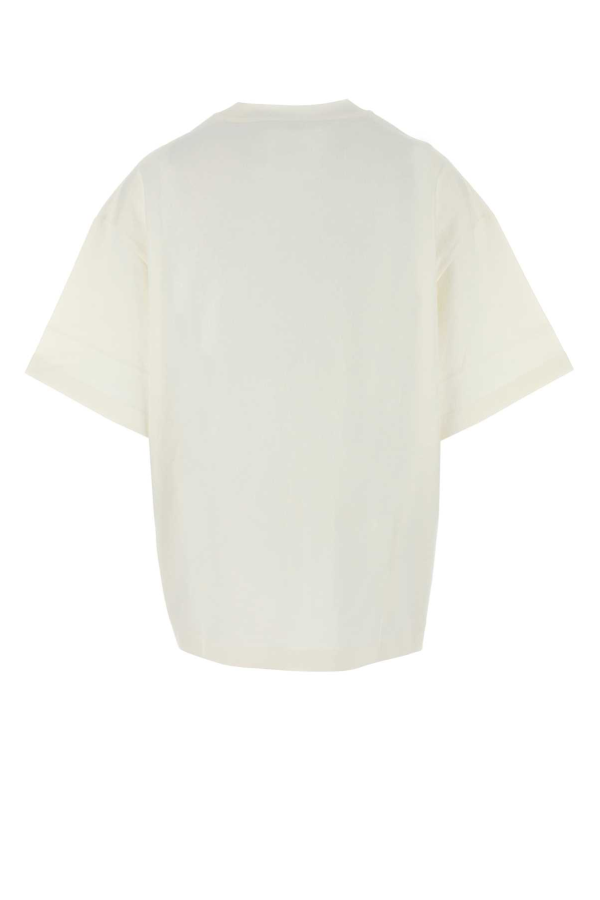 Jil Sander White Cotton T-Shirt - Porcelain