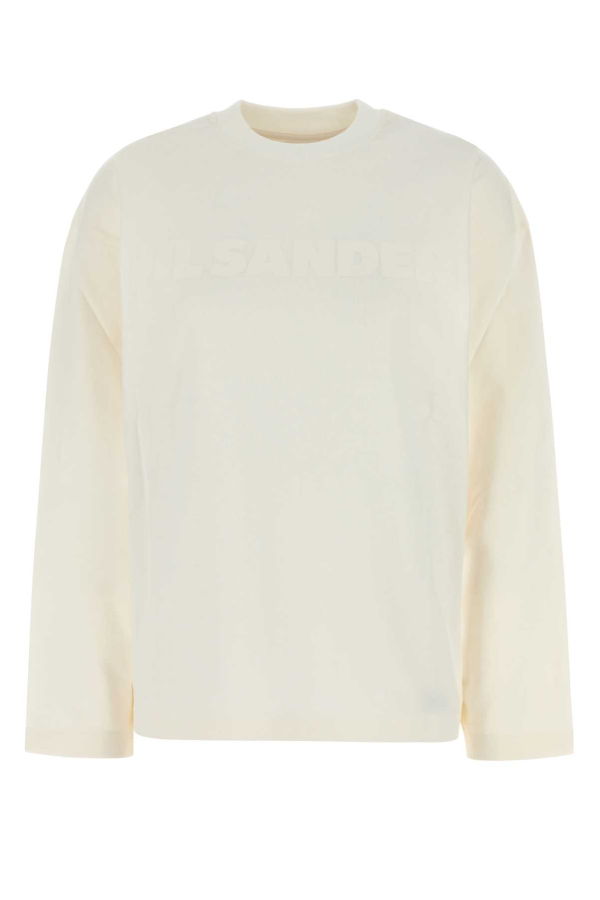 Jil Sander Cotton T-Shirt - Porcelain