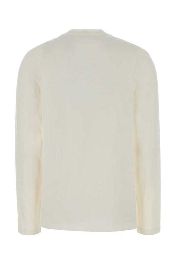 Jil Sander White Cotton T-Shirt Tee - Porcelain