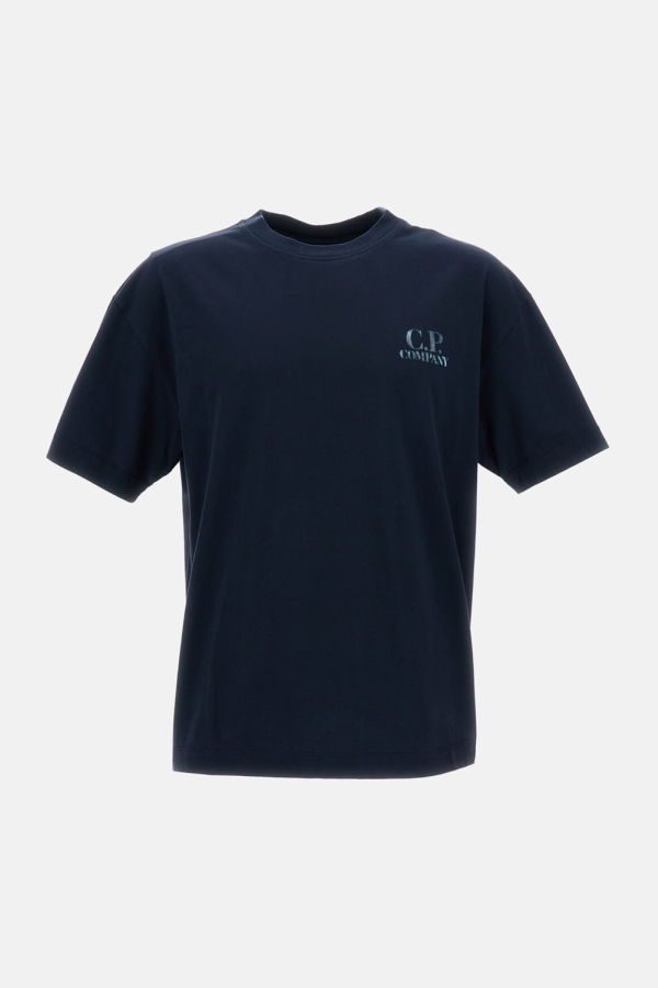 C.P. Company Jersey Comfort Logo T-Shirt Tee - Blue
