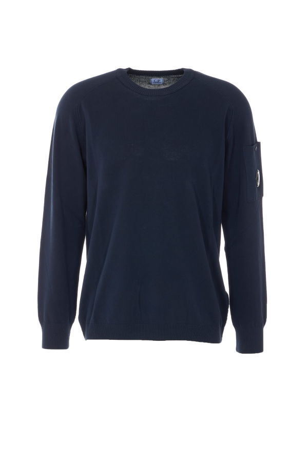 C.P. Company Logo Sweater - Blue