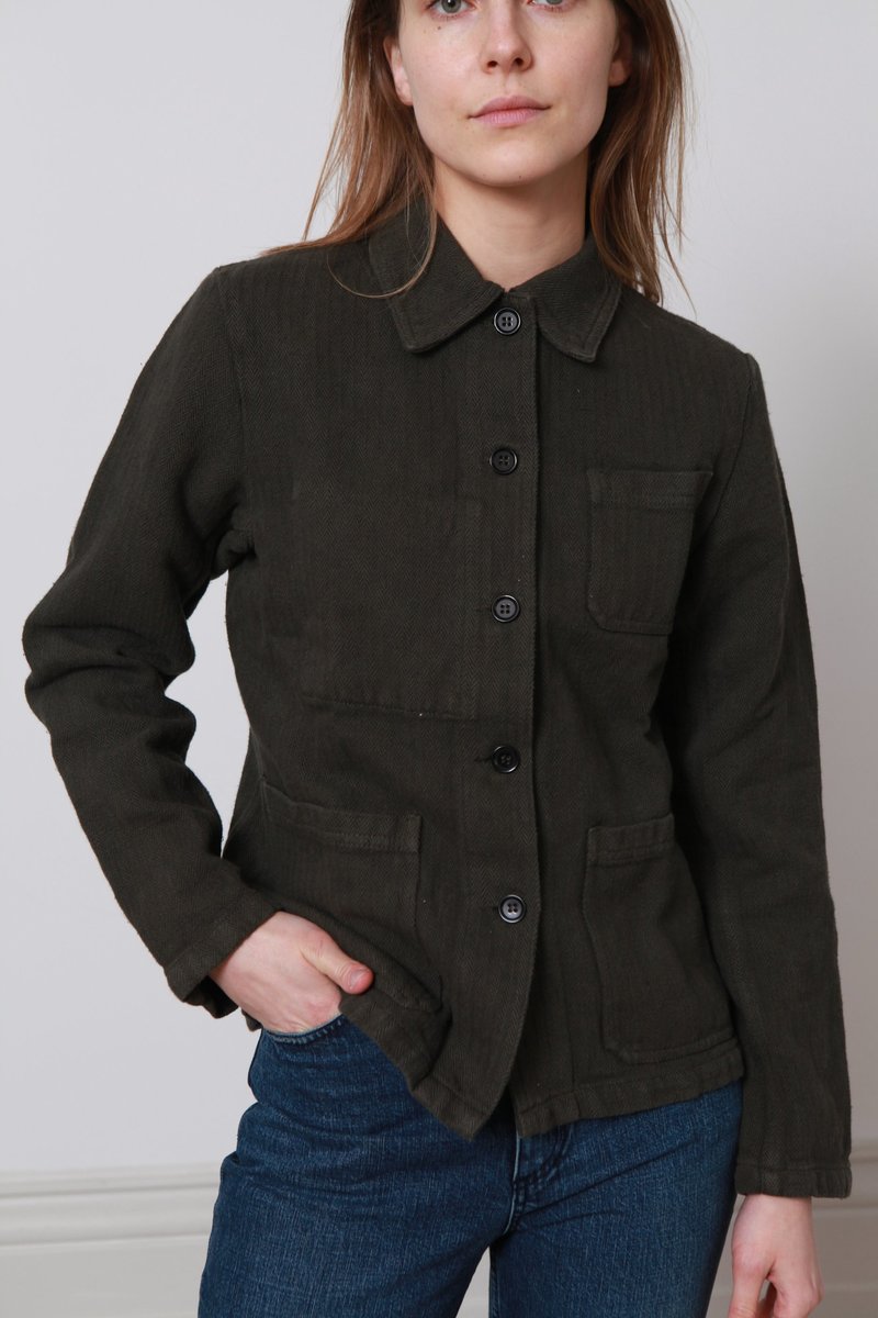 Vetra KHAKI WOMEN’S JACKET 34 Vetra Workwear Linen Jacket - Khaki | Garmentory