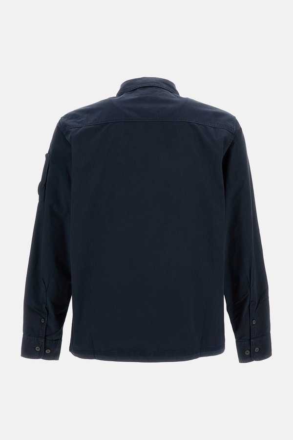 C.P. Company Organic Gabardine Overshirt - Blue
