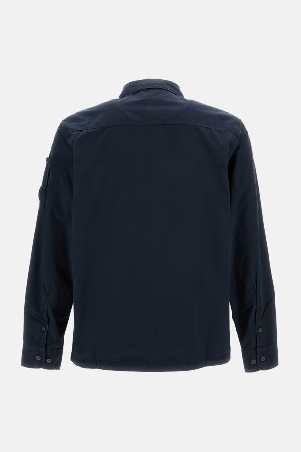 C.P. Company Organic Gabardine Overshirt - Blue