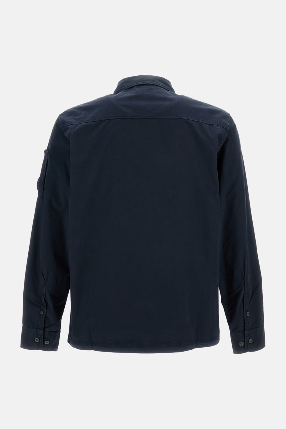 C.P. Company Organic Gabardine Overshirt - Blue - Image 2 of 3