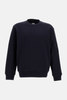 C.P. Company Diagonal Raised Fleece Crewneck Lens Sweatshirt - Blue - Thumbnail 1
