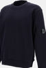 C.P. Company Diagonal Raised Fleece Crewneck Lens Sweatshirt - Blue - Thumbnail 3
