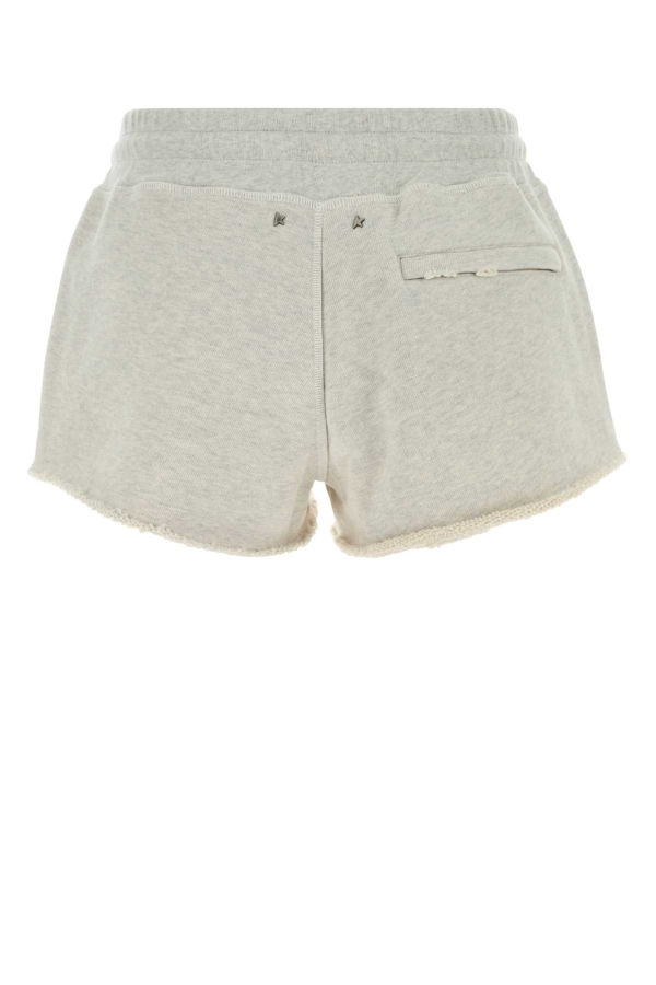 Golden Goose Light Grey Cotton Shorts - Vintage Gray Melange