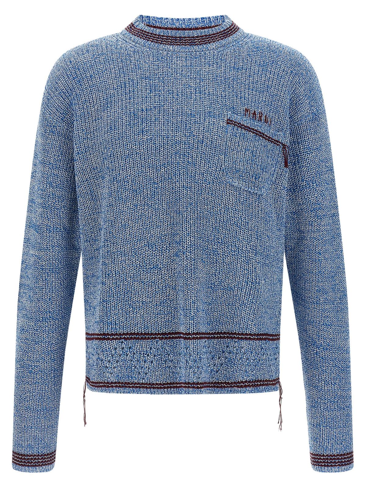 Marni Mending Sweater - Light Blue - Image 1 of 4