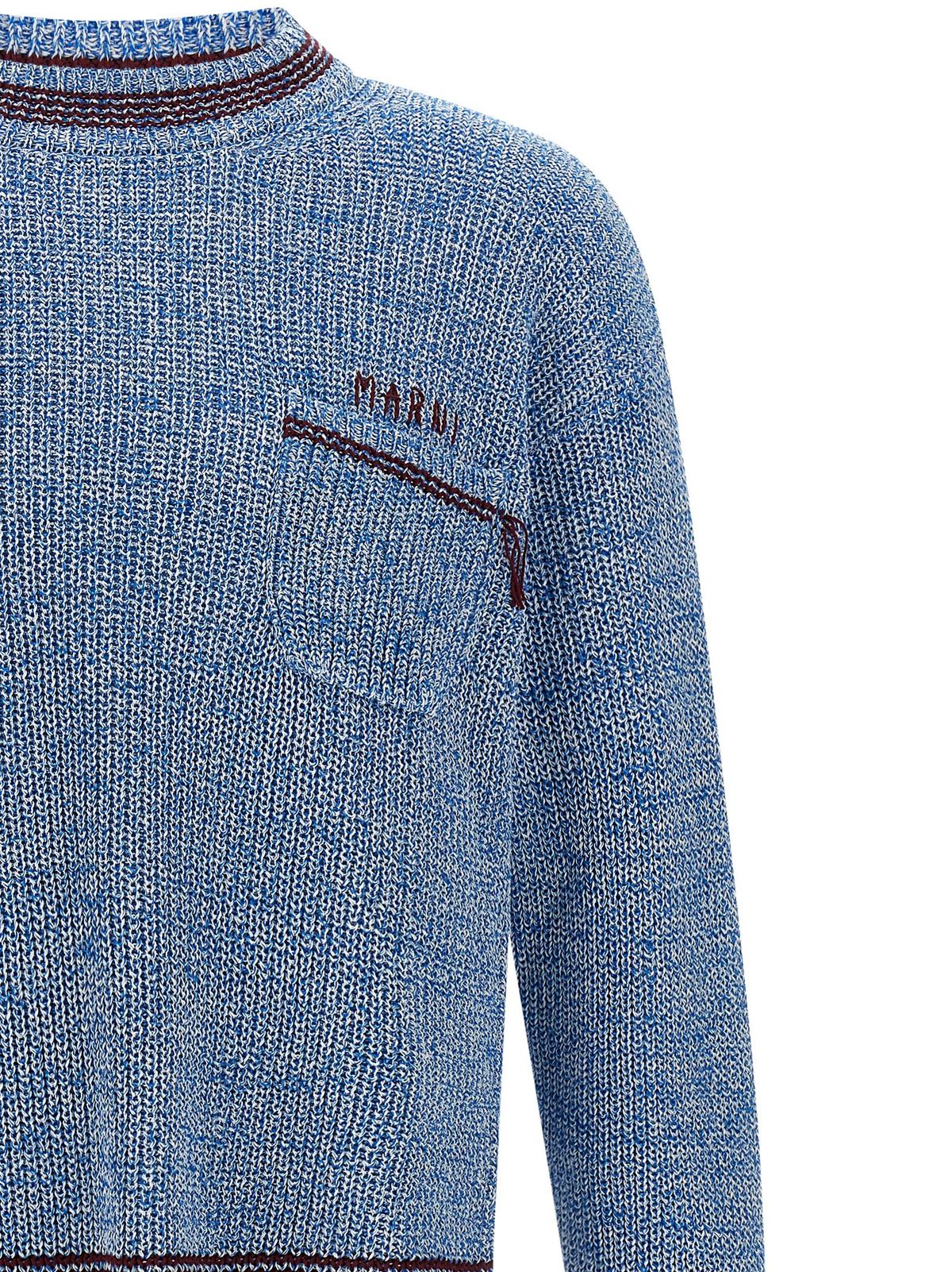 Marni Mending Sweater - Light Blue - Image 3 of 4