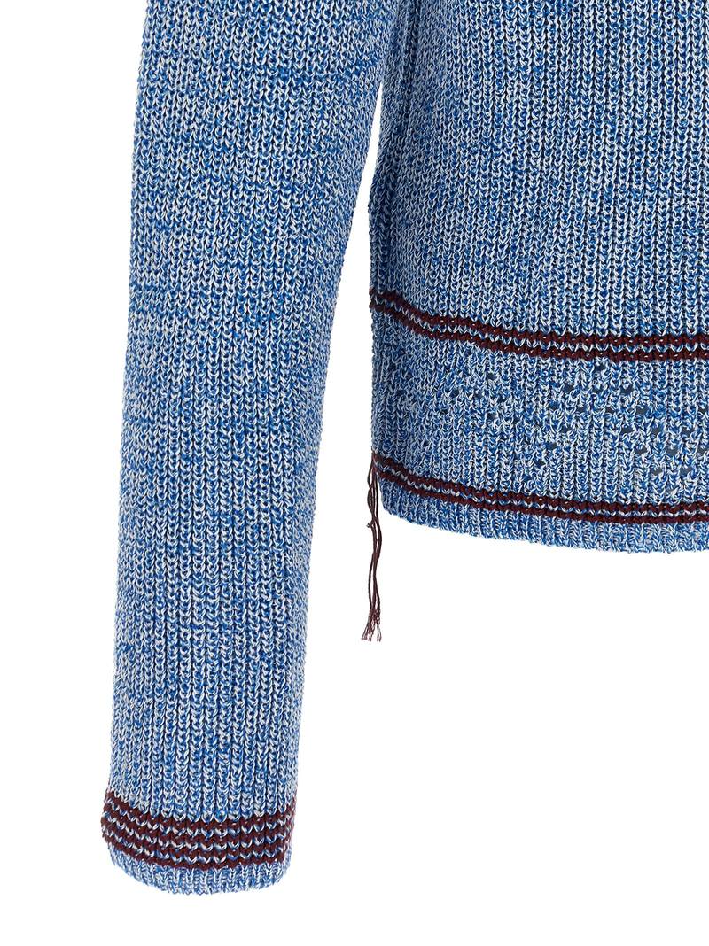 Marni Mending Sweater - Light Blue