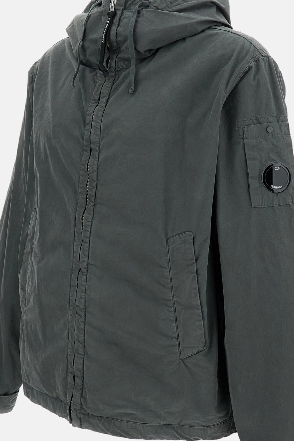 C.P. Company Micro-Reps Hooded Lens Jacket - Gray - Image 3 of 3