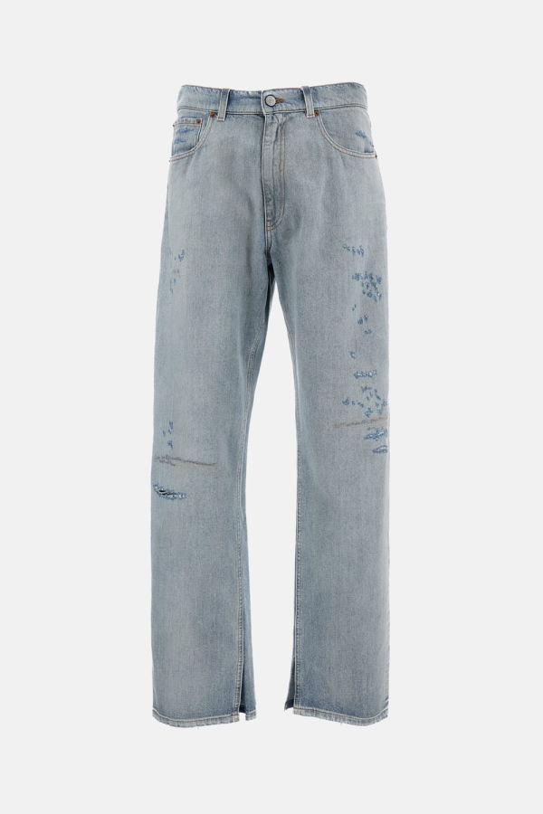 MM6 Maison Margiela Denim 5 Pockets Jeans - Clear Blue