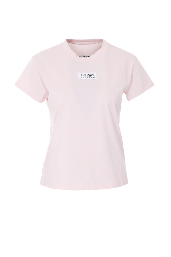 MM6 Maison Margiela Logo T-Shirt - Pink