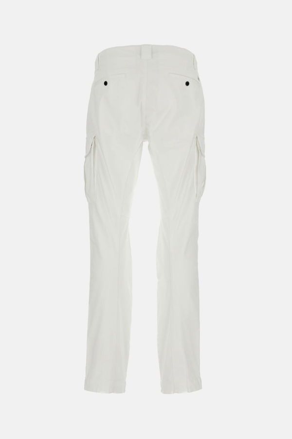 C.P. Company Stretch Sateen Ergonomic Cargo Pants - White