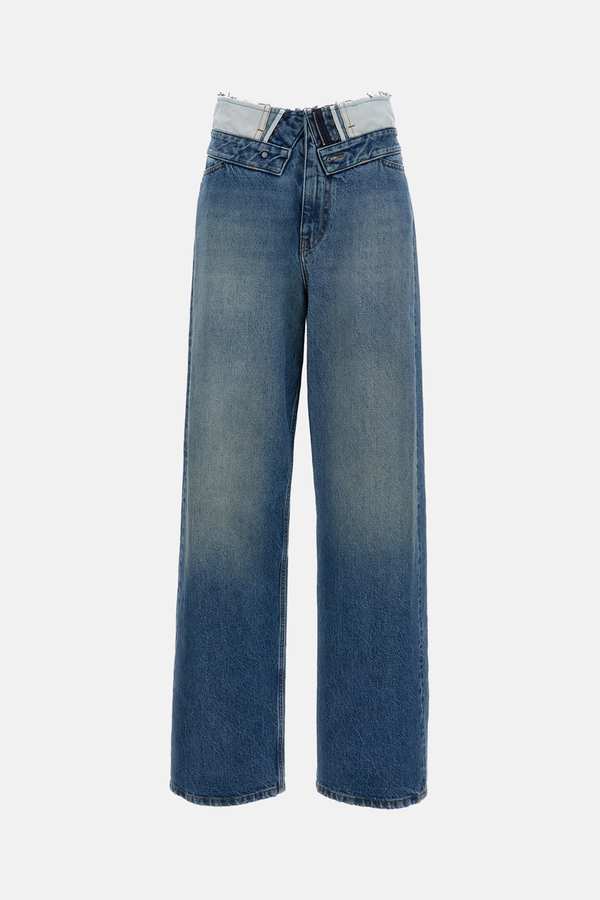 MM6 Maison Margiela 5 Pockets Trousers - Blue