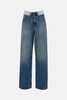 MM6 Maison Margiela 5 Pockets Trousers - Blue - Thumbnail 1