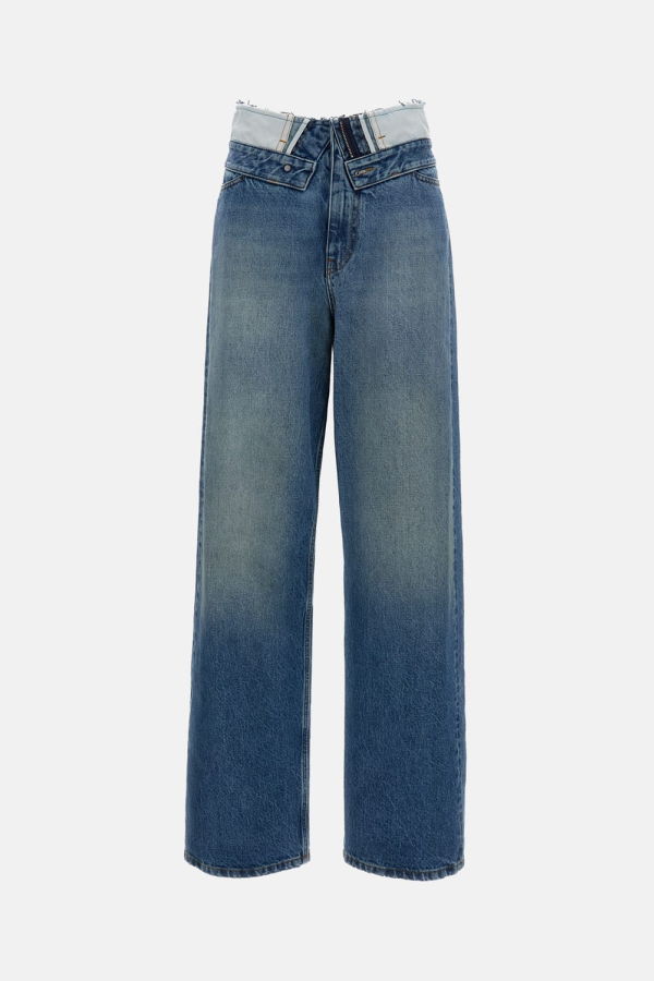 MM6 Maison Margiela 5 Pockets Trousers - Blue