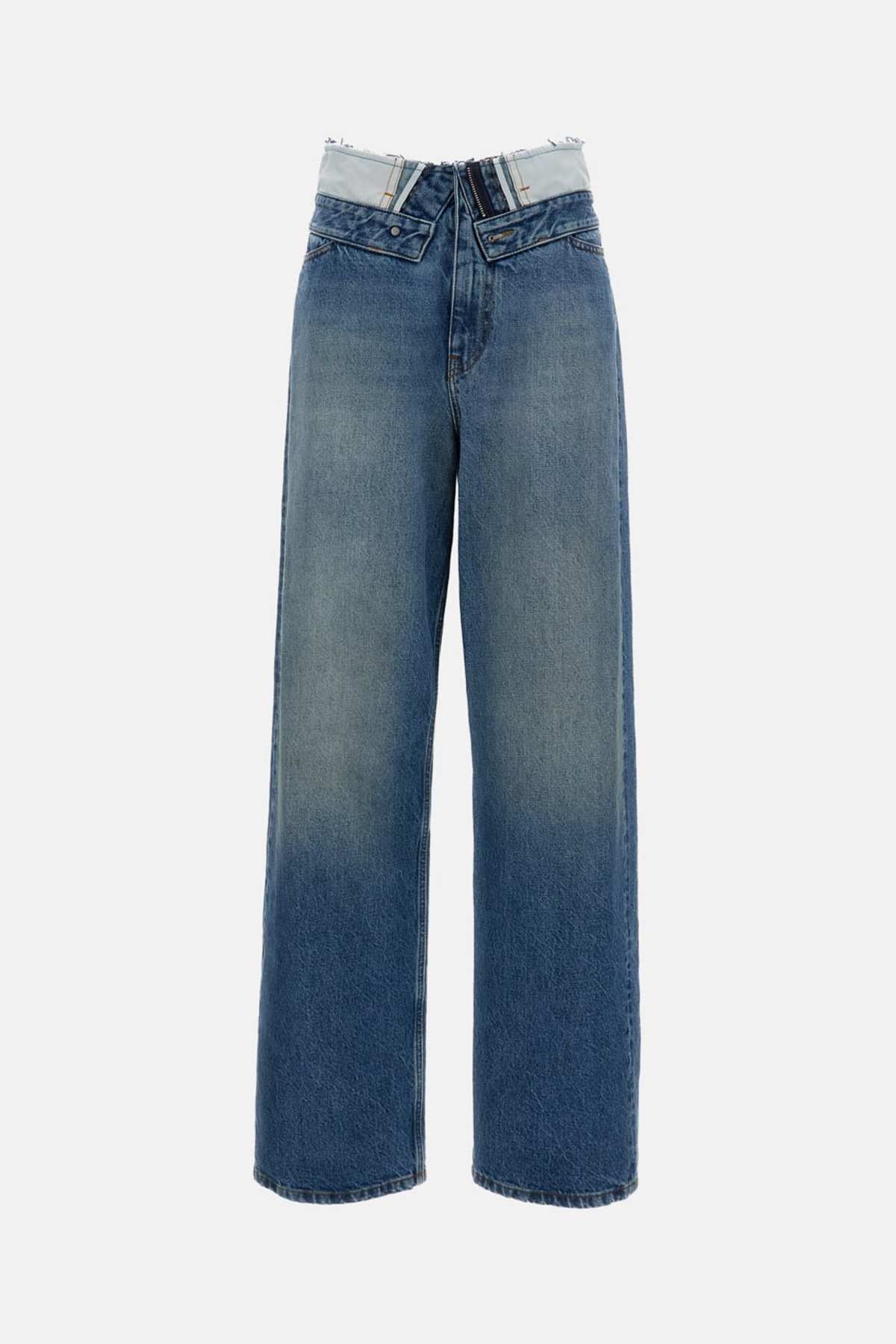 MM6 Maison Margiela 5 Pockets Trousers - Blue - Image 1 of 3