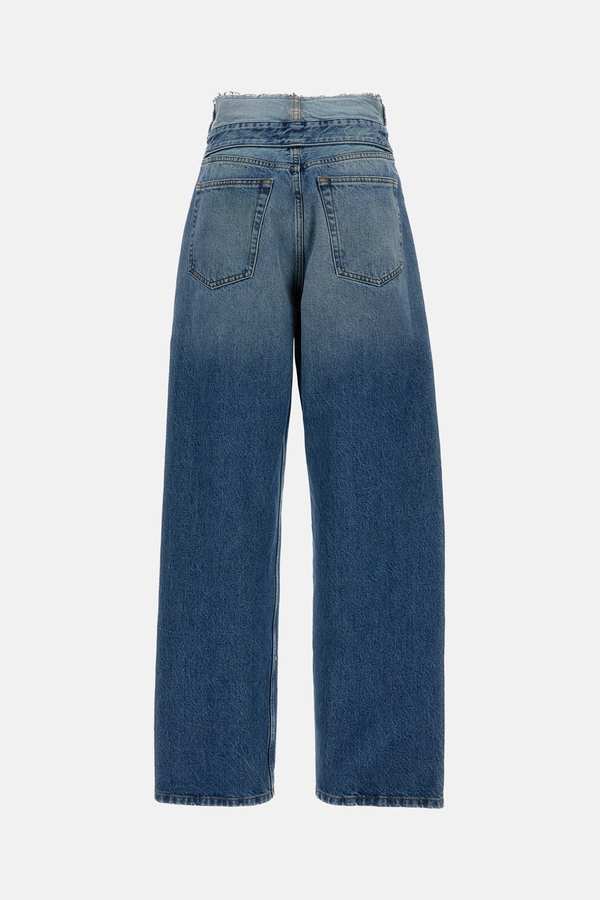 MM6 Maison Margiela 5 Pockets Trousers - Blue