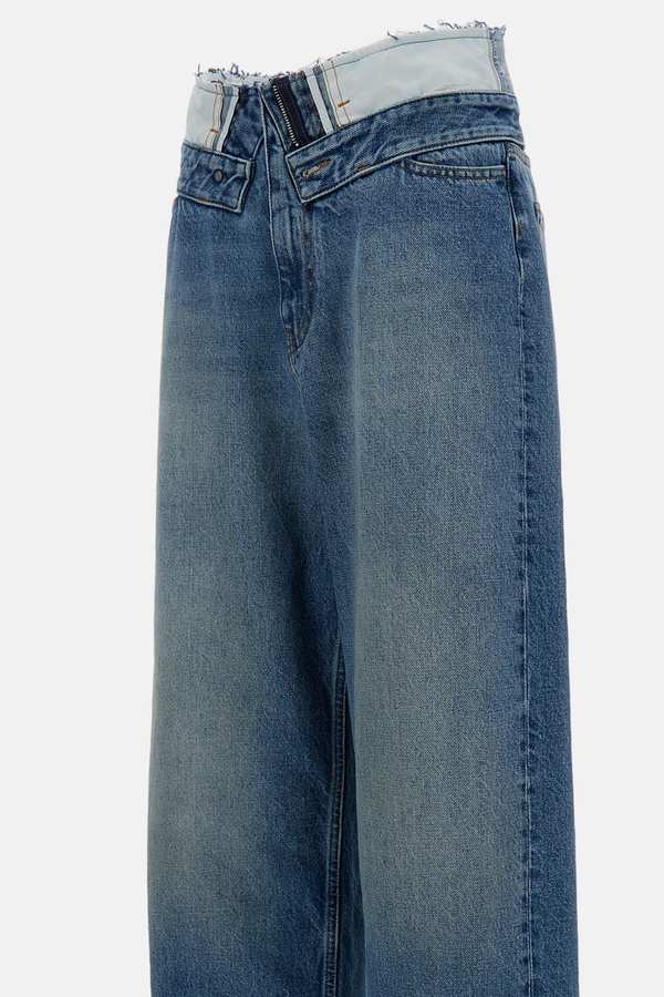 MM6 Maison Margiela 5 Pockets Trousers - Blue