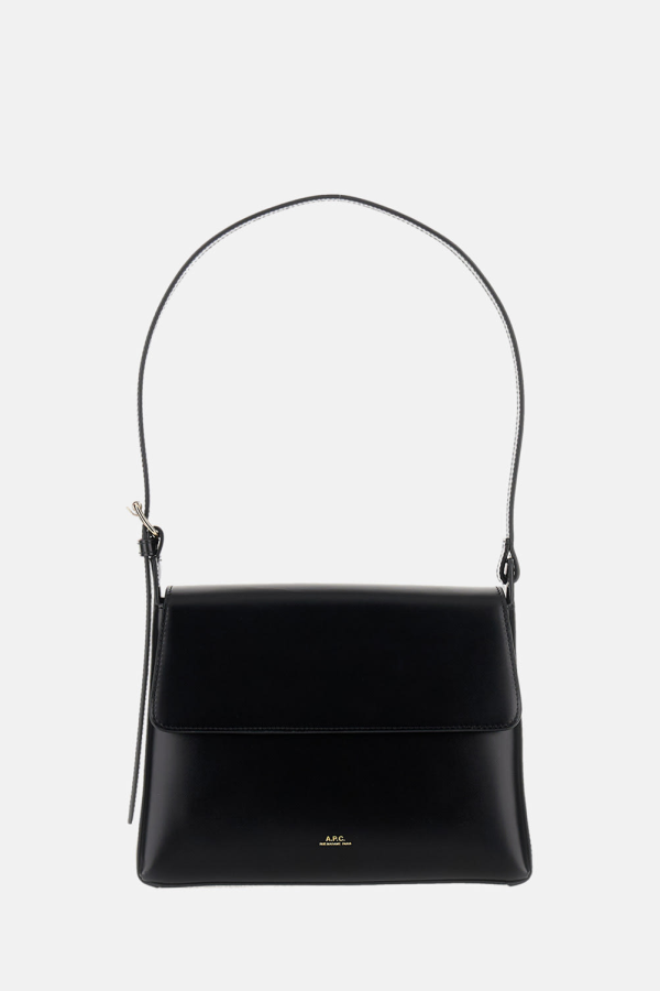 A.P.C. Virginie Flap Bag Shoulder Bag - Black