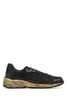 Golden Goose Charcoal Leather Running Dad Sneakers - Charcoal - Thumbnail 1