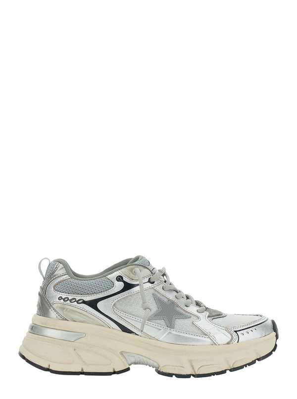 Golden Goose Lightstar Low Top Sneakers - Gray Golden Goose Lightstar Low Top Sneakers - Gray