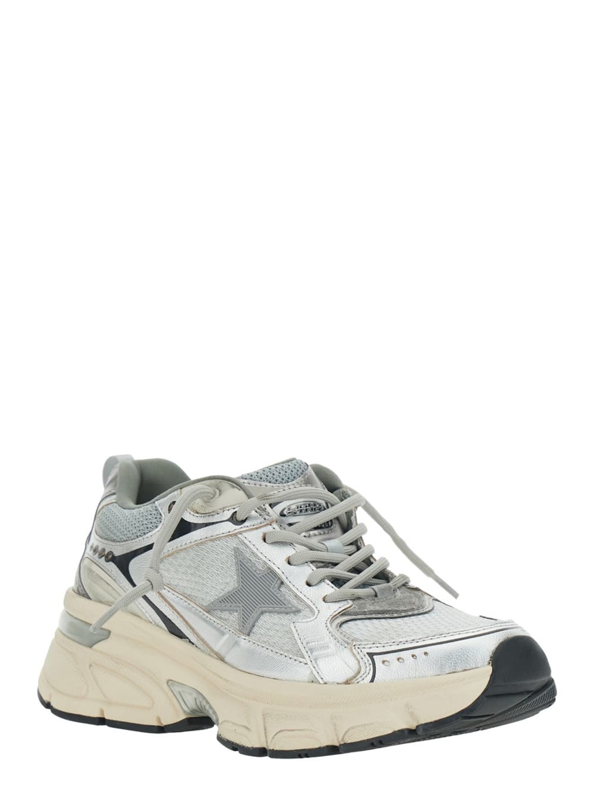 Golden Goose Lightstar Low Top Sneakers - Gray - Image 2 of 4