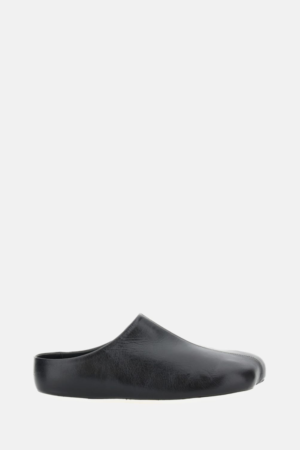 MM6 Maison Margiela Factory Mules - Black