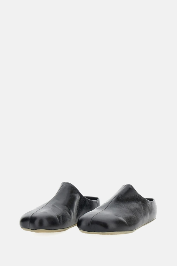 MM6 Maison Margiela Factory Mules - Black