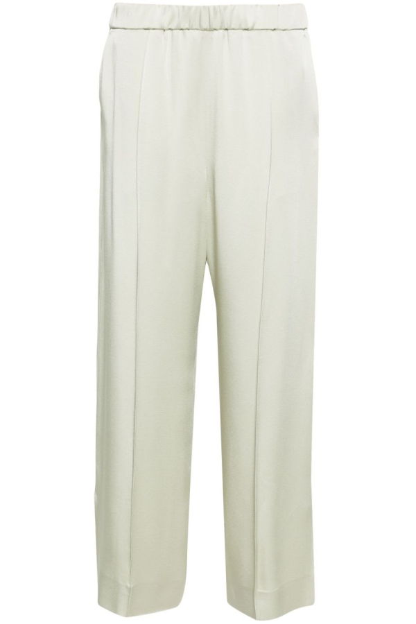 Jil Sander Wide-Leg Trousers Pants - Pastel Green