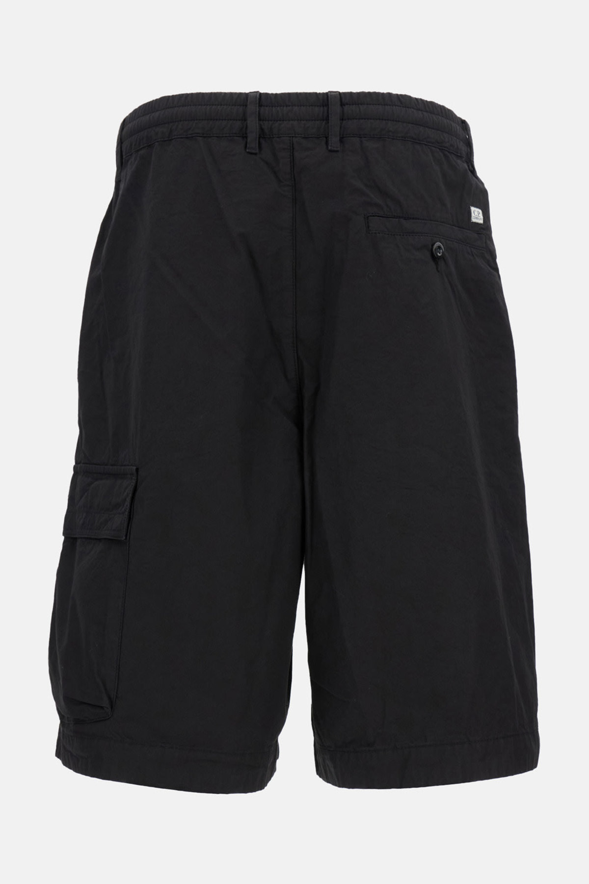C.P. Company Boxy Lens Shorts - Black - Image 2 of 3