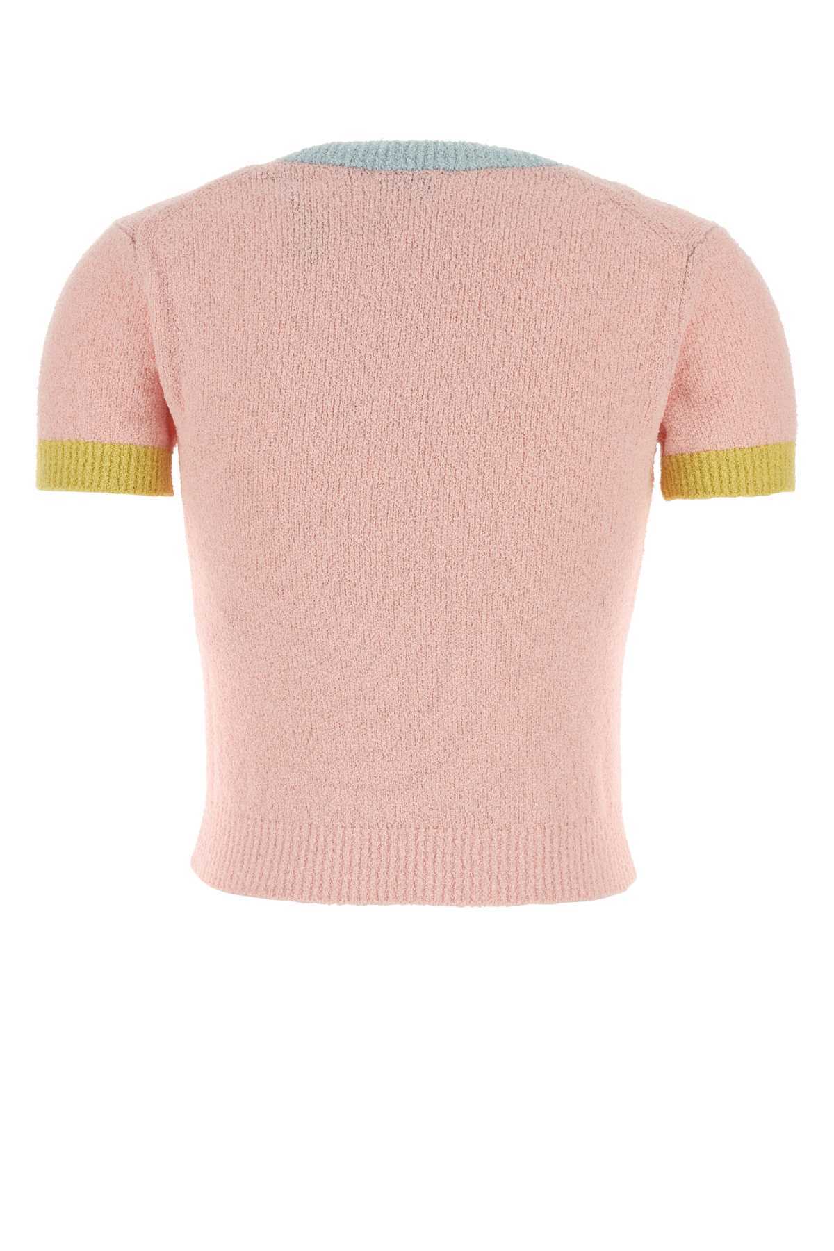 Kenzo Pink Cotton Blend Sweater - Flamingo Pink - Image 2 of 2