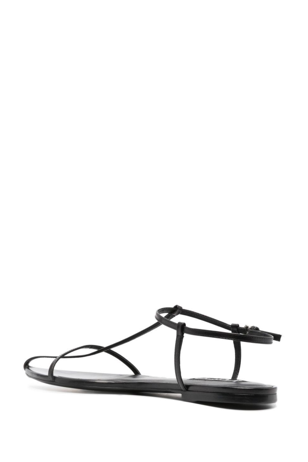 Jil Sander Leather Sandals - Black