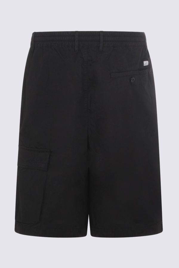 C.P. Company Cotton Shorts - Black