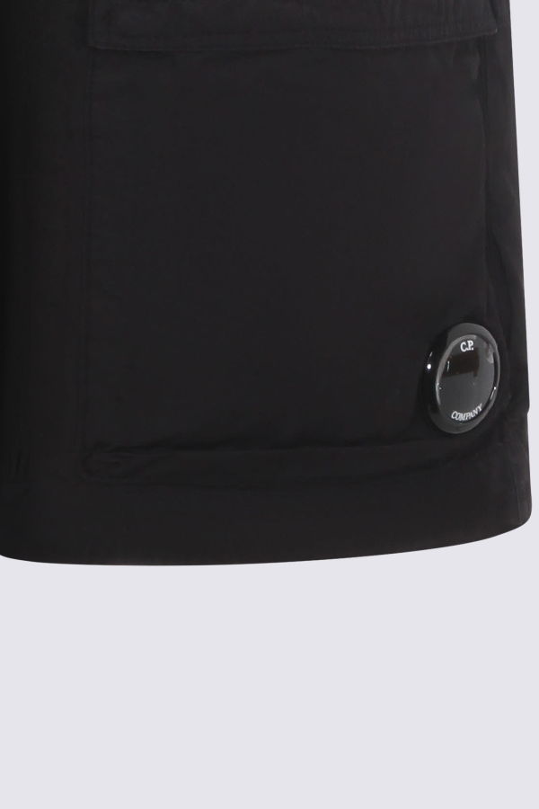 C.P. Company Cotton Shorts - Black