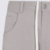 MM6 Maison Margiela Light Grey Cotton Pants - Gray - Thumbnail 3