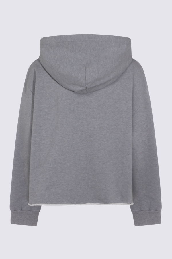 MM6 Maison Margiela Cotton Sweatshirt - Gray