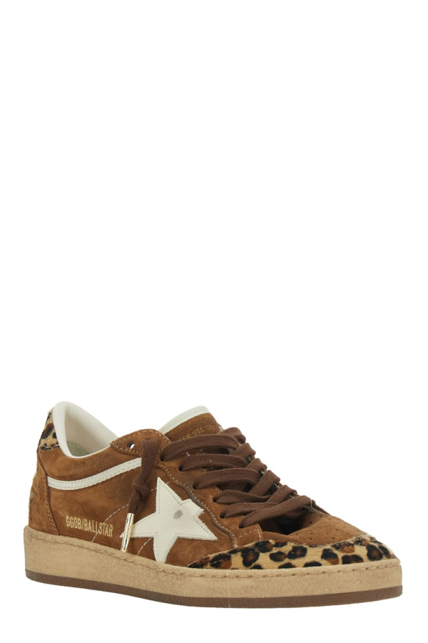 Golden Goose Ballstar Low Top Sneakers - Brown