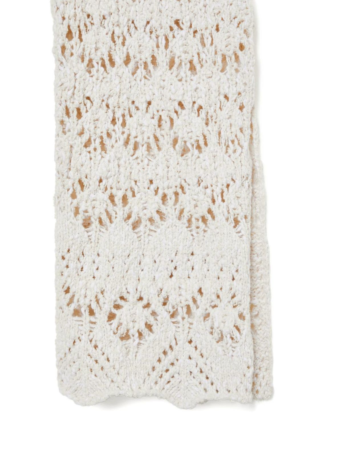 Alanui Lagoon Romance Cotton Trousers - Cream - Image 5 of 5