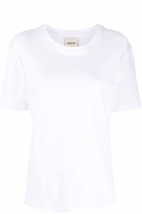 khaite Cotton T-Shirt - White