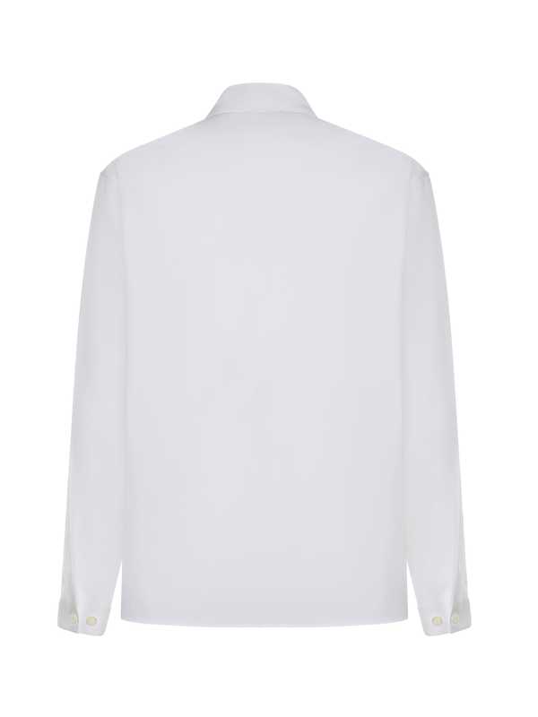 Marni Cotton Poplin Zip-up Shirt - Lilywhite