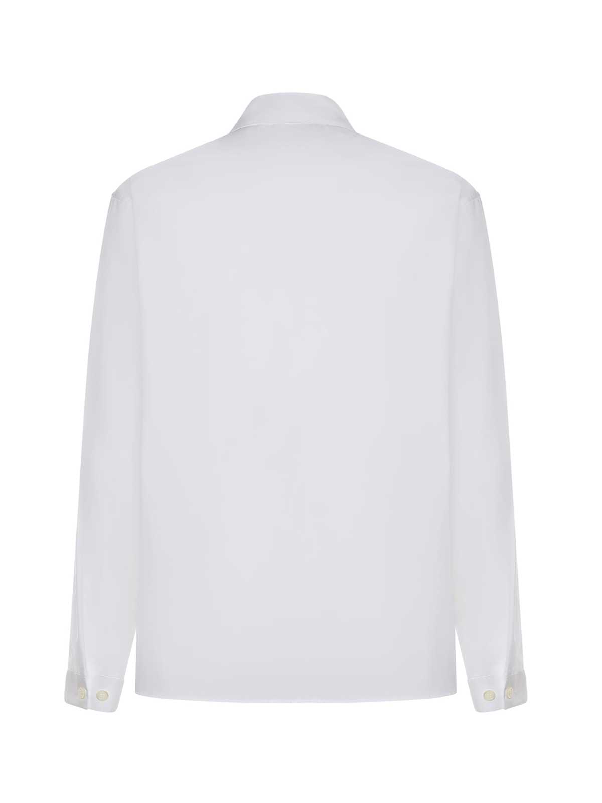 Marni Cotton Poplin Zip-up Shirt - Lilywhite - Image 3 of 3