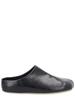MM6 Maison Margiela Anatomical Leather Sabot Shoes - Black - Thumbnail 1