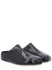 MM6 Maison Margiela Anatomical Leather Sabot Shoes - Black - Thumbnail 2