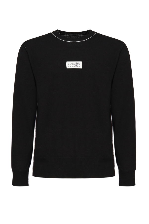 MM6 Maison Margiela Wool Sweater - Black