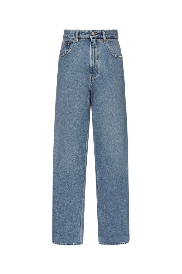 MM6 Maison Margiela Wide-Leg Jeans - Blue