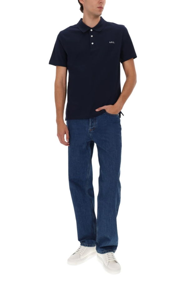 A.P.C. Standard Pole Polo Shirt - Blue